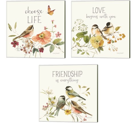 Blessed by Nature 3 Piece Canvas Print Set by Lisa Audit