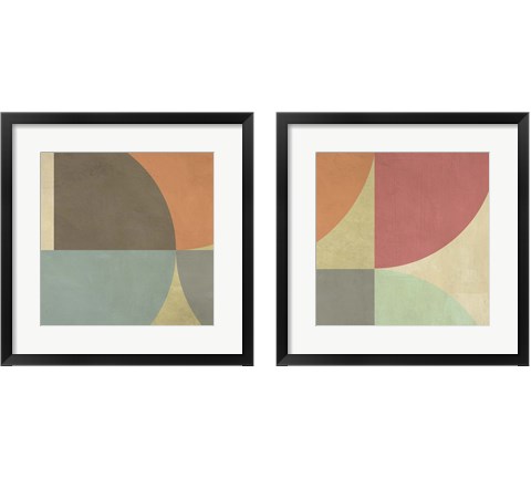 Supergraphics  2 Piece Framed Art Print Set by Sandro Nava