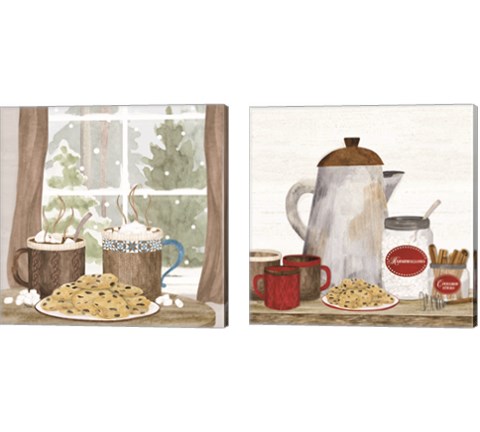 Hot Chocolate Season 2 Piece Canvas Print Set by Tara Reed