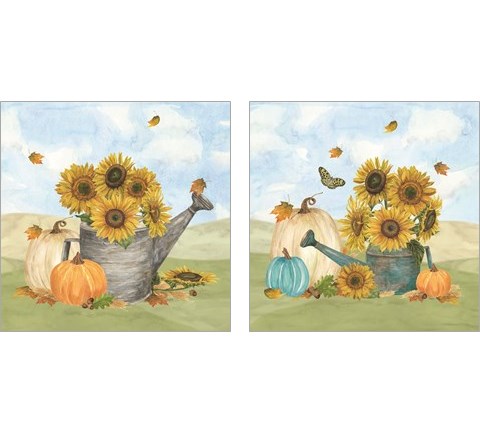 Fall Sunshine 2 Piece Art Print Set by Tara Reed