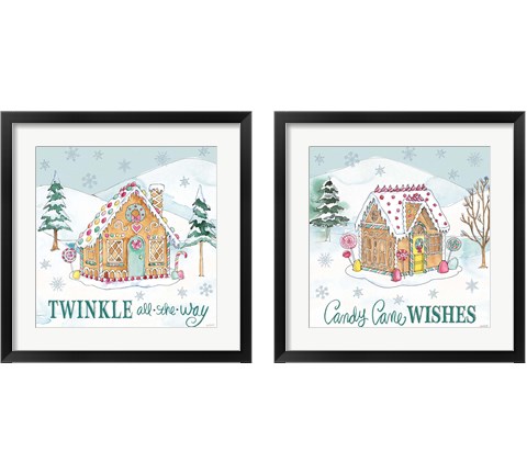 Holiday Trimmings 2 Piece Framed Art Print Set by Anne Tavoletti