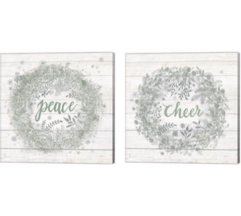 Frost Peace 2 Piece Canvas Print Set by Mary Urban