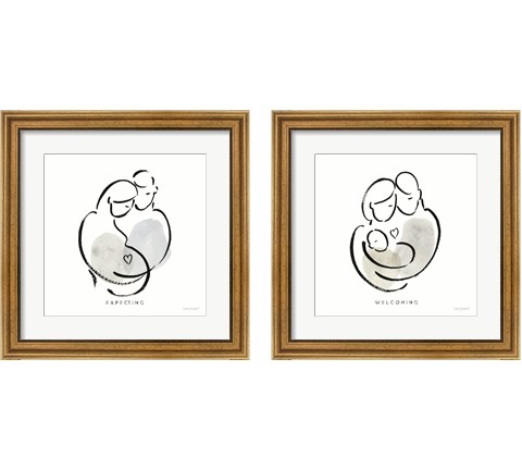 Lines of Life 2 Piece Framed Art Print Set by Lisa Audit