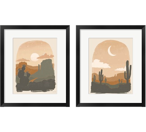 Warm Desert 2 Piece Framed Art Print Set by Janelle Penner