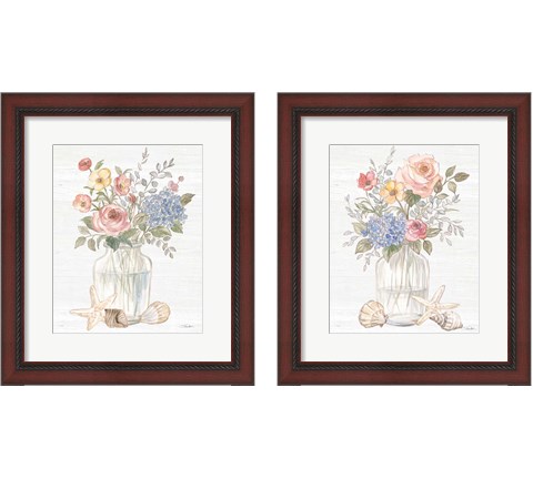 Coastal Cottage 2 Piece Framed Art Print Set by Silvia Vassileva