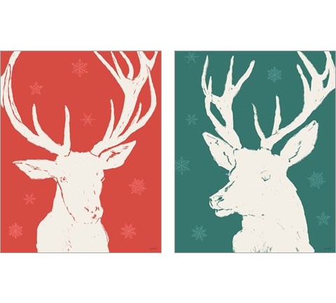 Seasonal Shades 2 Piece Art Print Set by Anne Tavoletti