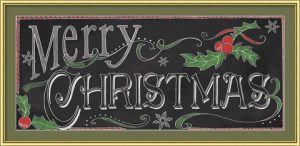 Chalk Merry by Fiona Stokes-Gilbert - Chalkboard Art