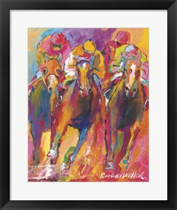 Delmar by Richard Wallich - impressionist horse racing art