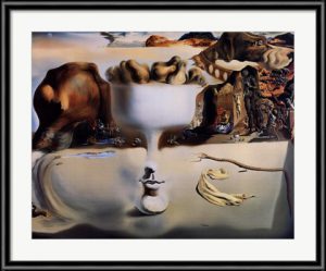 Apparition of Face and Fruit Dish on a Beach - Salvador Dali Print