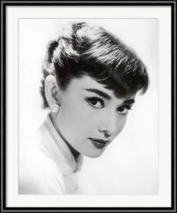 Audrey Hepburn 1955 screen test photograph