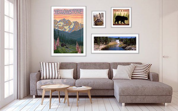 National Park Posters are perfect for the living room!