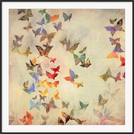 Butterfly Cottage Art - All Aflutter by Liz Jardine