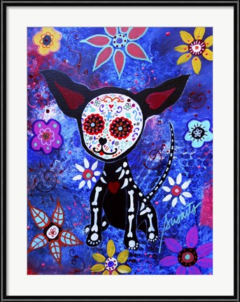 Hot Halloween Art! Chihuahua Dia De Los Muertos by Prisarts