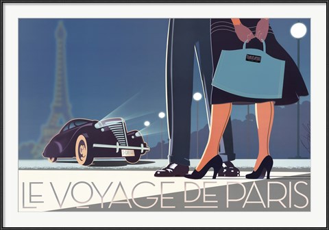 Le Voyage de Paris II - New York Graphic Society print