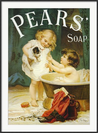 Pears Soap vintage advertising poster