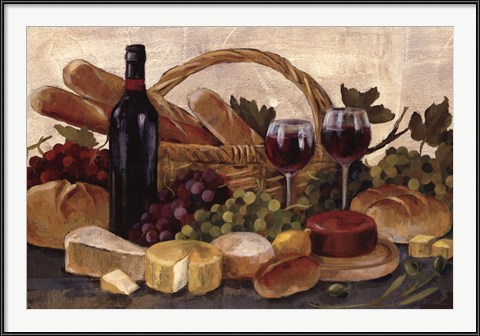 Tuscan Evening Wine Crop by Silvia Vassileva