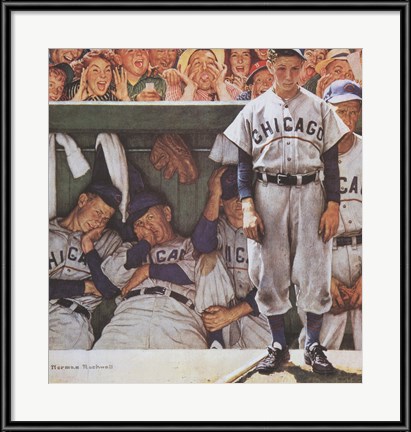 Dugout by Norman Rockwell