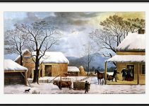 Currier and Ives - Home, Thanksgiving