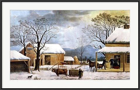 Currier and Ives - Home, Thanksgiving