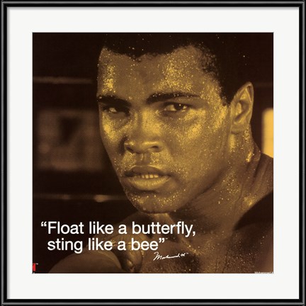 Muhammad Ali - Float like a Butterfly Sting like a Bee