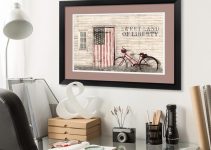 framed americana wall art