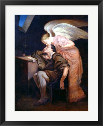 Framed Art work, The Dream of the Poet by Paul Cezanne