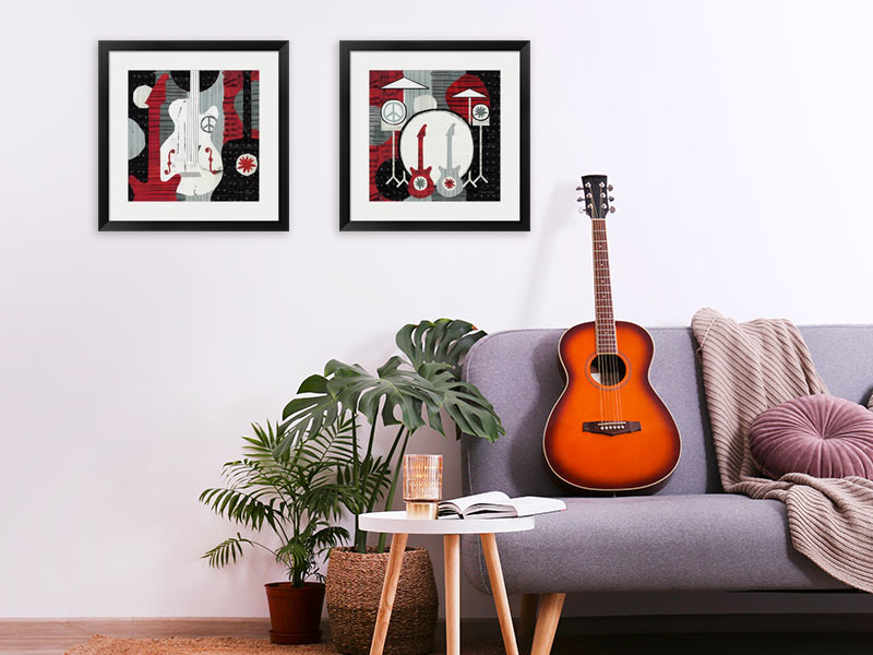 Framed Art Music Art