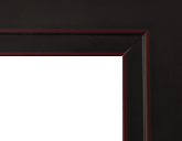 Black Frame with Red Accents
