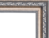 Slim Silver and Gray Frame