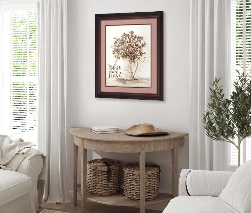 framed comfy cottage art