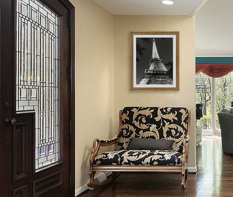 abstract entryway art