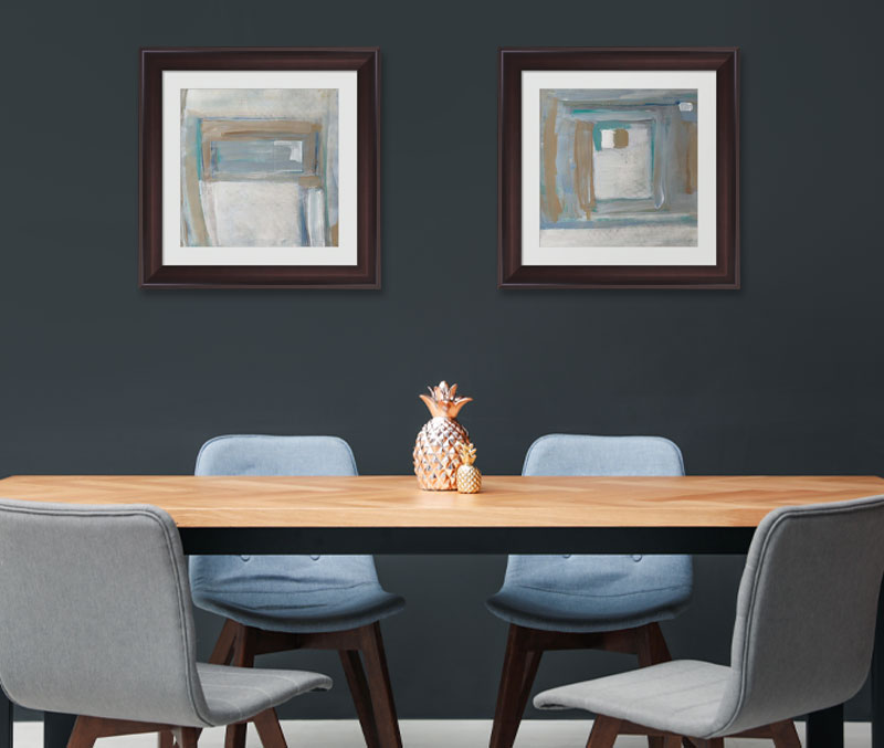 Framed Dining Room art