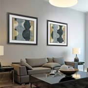 Living Room Geometric Art Prints
