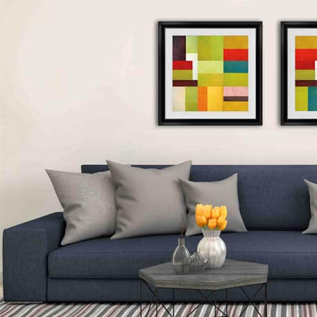 How to Decorate Living Room Walls | Framed Art.com