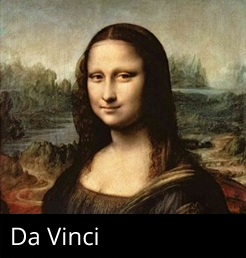 Framed Da Vinci Prints