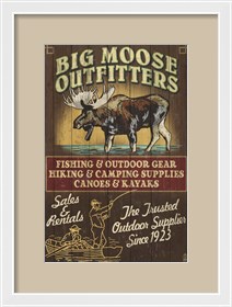 Framed Big Moose Outfitters