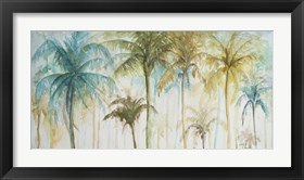 Framed Watercolor Palms