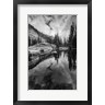 Judith Zimmerman / DanitaDelimont - Reflective Lake At Yosemite NP (BW) (R1004030-AEAEAGOFDM)