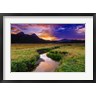 Russ Bishop / DanitaDelimont - Sunset Over Tuolumne Meadows Along Budd Creek (R1004088-AEAEAGOFDM)
