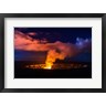 Russ Bishop / DanitaDelimont - Lava Steam Vent Glowing At Night In The Halemaumau Crater, Hawaii (R1004246-AEAEAGOFDM)