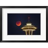 Gary Luhm / Danita Delimont - Blood Moon Rises Over The Seattle Space Needle (R1005198-AEAEAGOFDM)