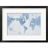 Sue Schlabach - World Map White and Blue (R1015016-AEAEAGOFDM)