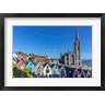 Chuck Haney / Danita Delimont - Deck Of Card Houses With St Colman's Cathedral In Cobh, Ireland (R1035392-AEAEAGOFDM)