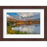 Chuck Haney / Danita Delimont - Sunrise On Hallett Peak And Flattop Mountain Above Sprague Lake, Rocky Mountain National Park, Colorado (R1035910-AEAEAGLFGM)