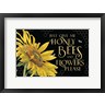 Tara Reed - Honey Bees & Flowers Please landscape on black III-Give me Honey Bees (R1098806-AEAEAGOFDM)