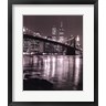 Christopher Bliss - Night View Brooklyn Bridge and Skyline (R415820-AEAEAGOFDM)