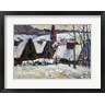 Paul Gauguin - Breton village under snow, 1894 (R687306-AEAEAGOFLM)