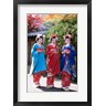 Three geishas, Kyoto, Honshu, Japan (posed) (R692021-AEAEAGOFLM)