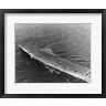 High angle view of an aircraft carrier in the sea, USS Princeton (CV-37), Gulf of Paria (R693573-AEAEAGOFLM)