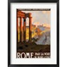 Rome par la voie du Mont-Cenis, travel poster 1920 (R700459-AEAEAGOFLM)